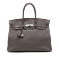Birkin 35 Togo Leder Top-Henkeltasche Grau 