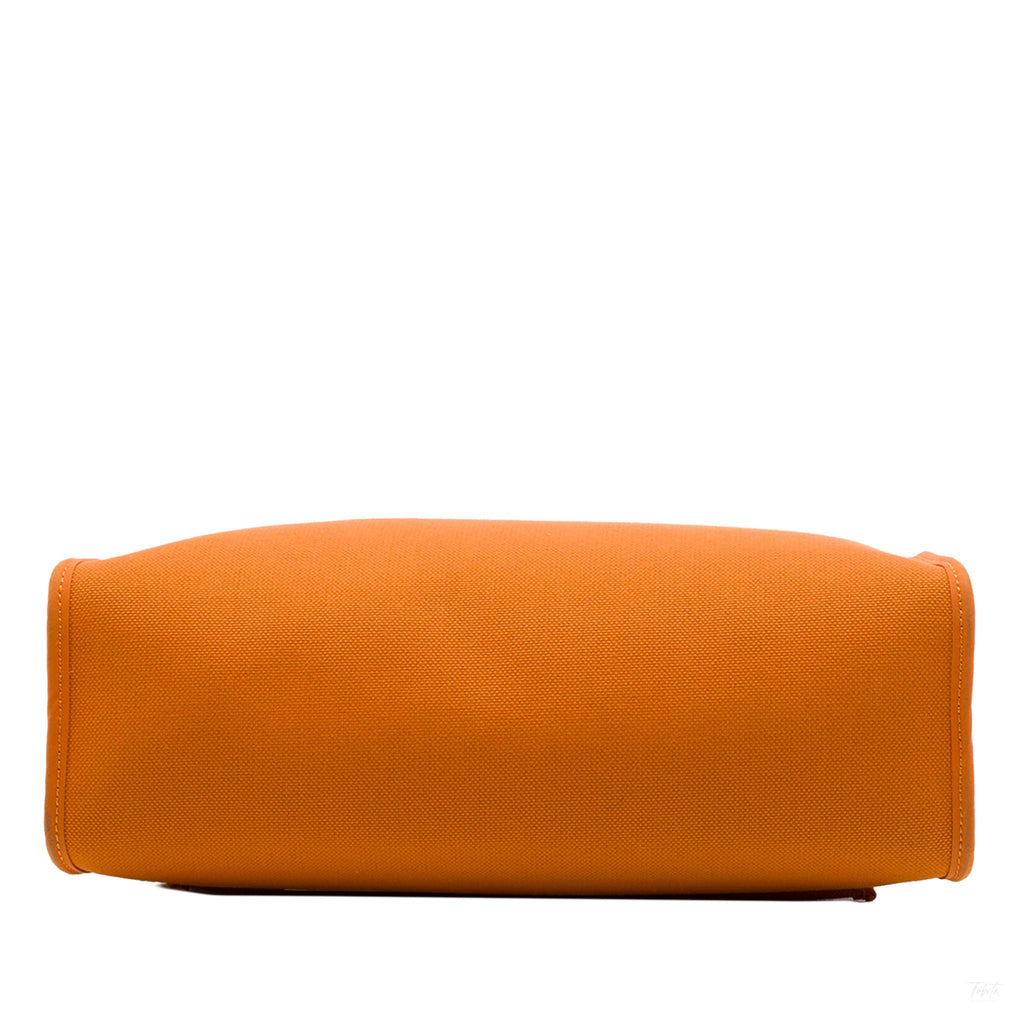322610047 Herbag PM Canvas 1 pouch Top handle Handbag Orange 3