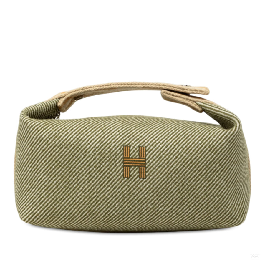 322610049 Trousse de Toilette Bride PM Wool Beauty Case Green 1