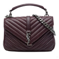 322610080 College Medium Chevron Quilted Leather 2 Ways Envelope Bag Red 1