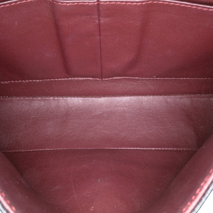 Classic Double Flap Medium Caviar Leather Matelassè Shoulder Bag Black