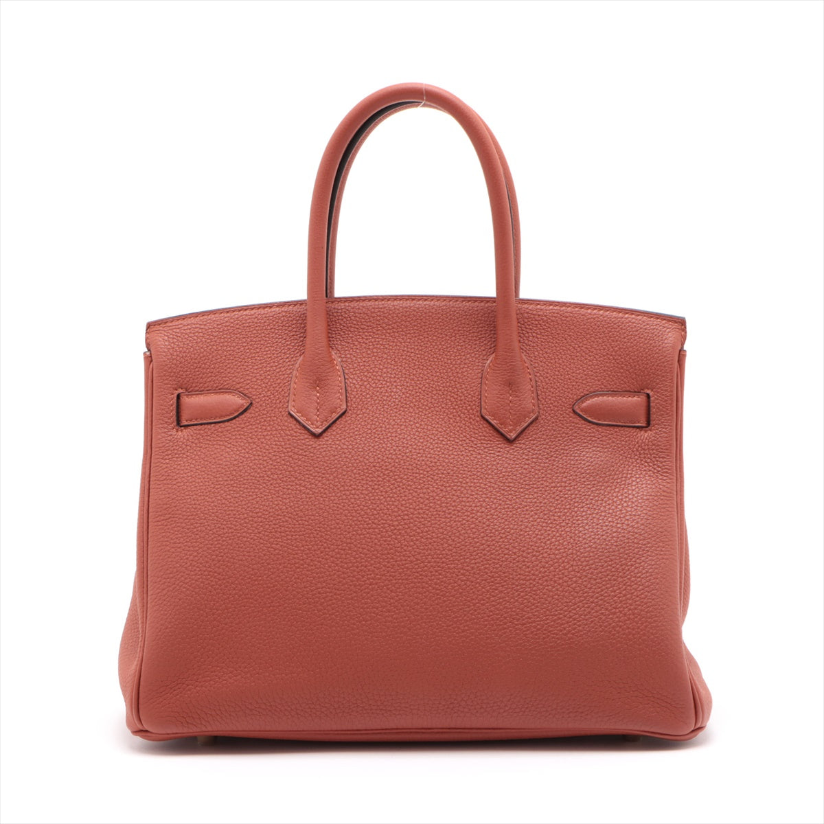 Birkin 30 Taurillon Clemence Leder Top-Handle Bag Brique 