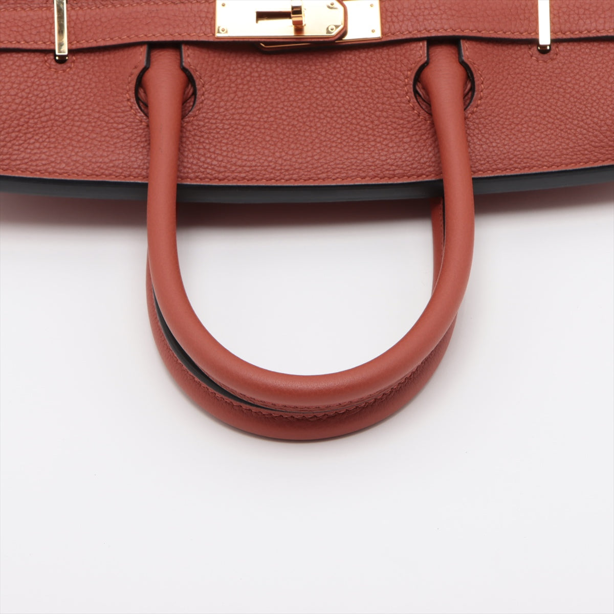 Birkin 30 Taurillon Clemence Leder Top-Handle Bag Brique 