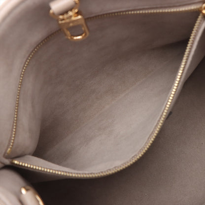 Onthego PM Cuir de veau grainé Empreinte Tote Sac porté épaule Giant Empreinte 