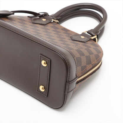 Alma BB Canvas 2-Ways Top-handle Bag Damier Ebene
