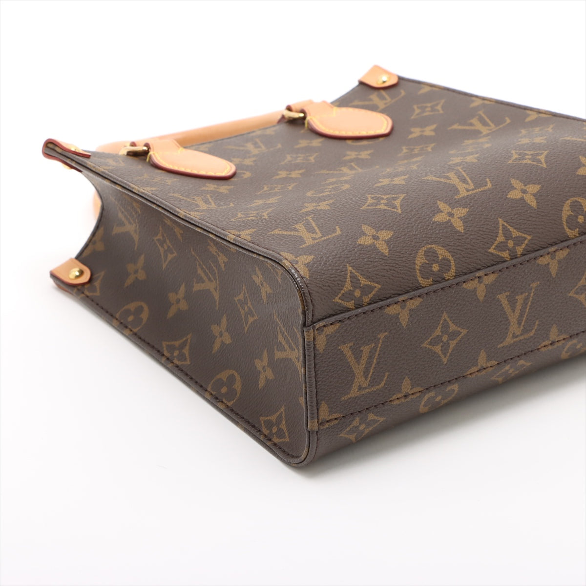Sac Plat BB Canvas Tote Handbag Monogram