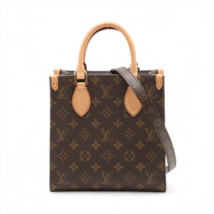 Sac Plat BB Canvas Tote Handbag Monogram