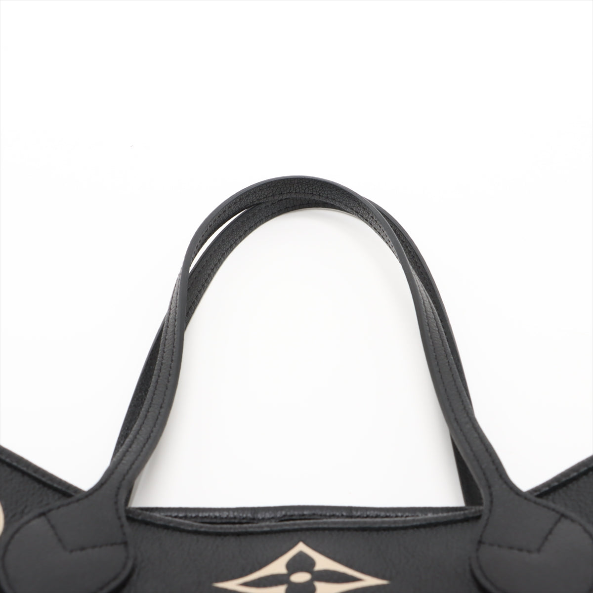Neverfull MM Leather Empreinte Shopper Shoulder Bag Black