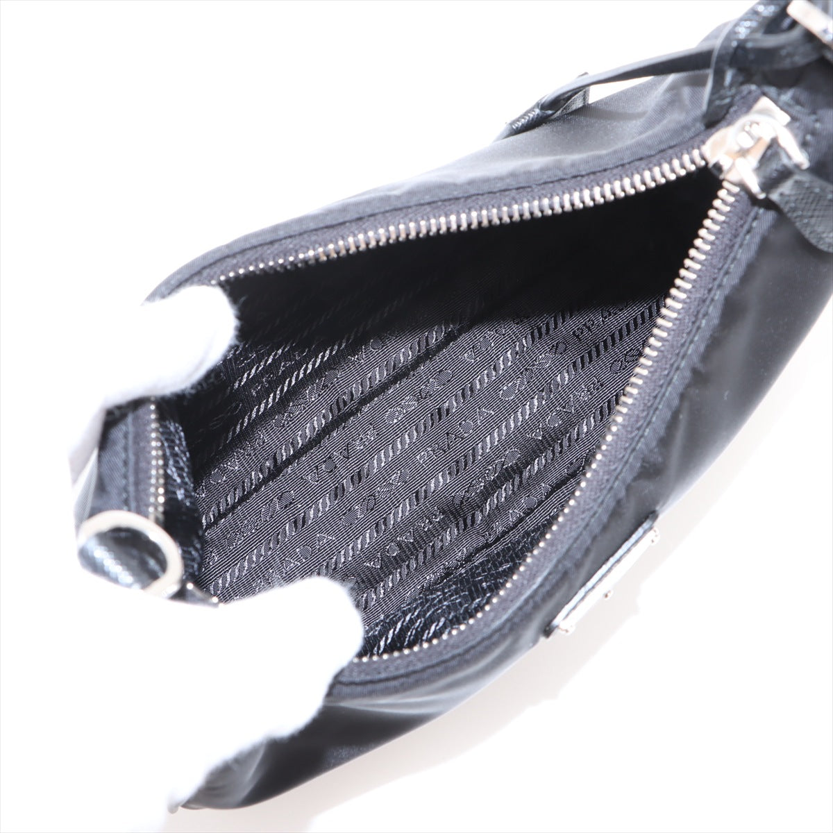 Re-Edition 2005 Econyl Nylon Pouch Crossbody Black