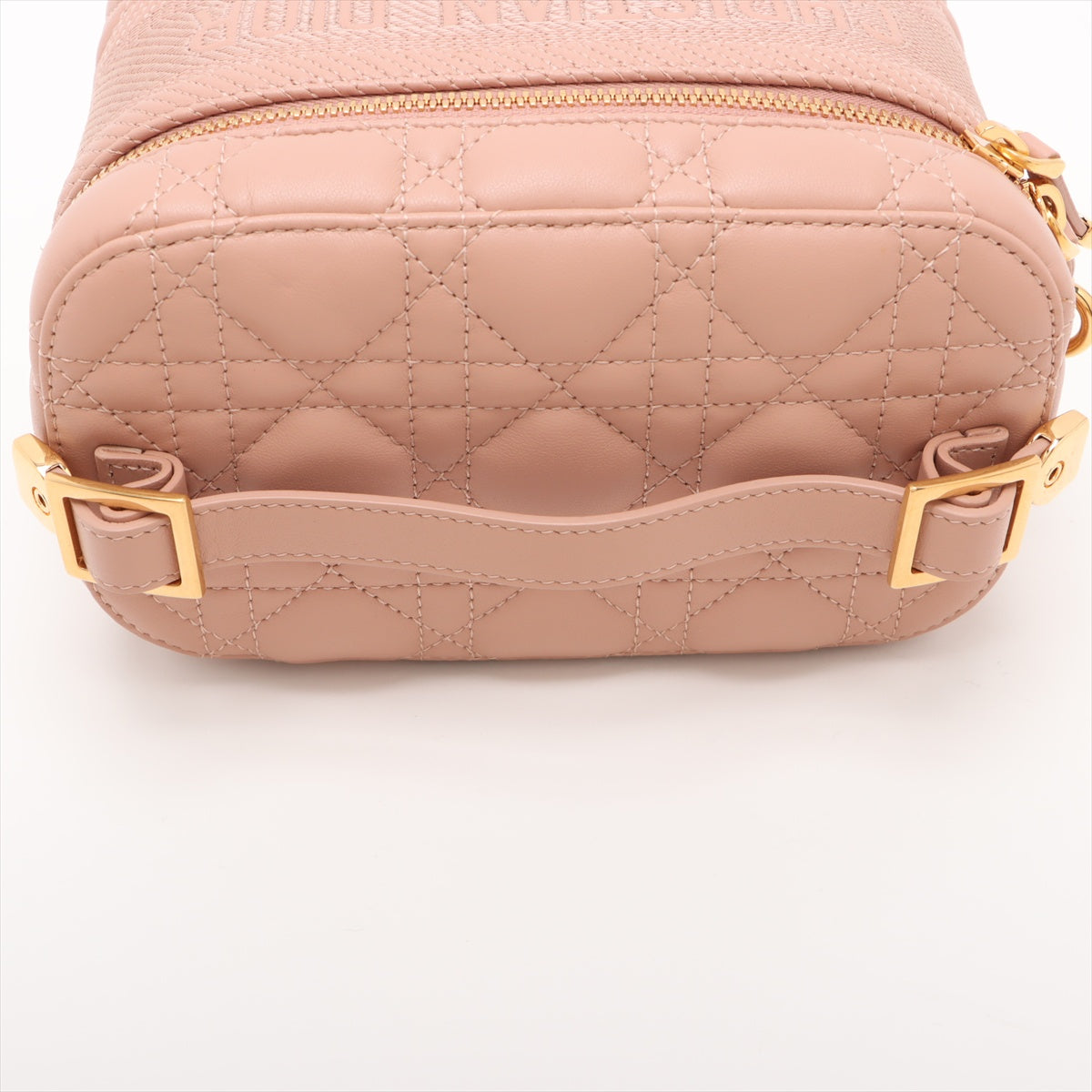 Vanity Case Canvas Cannage 2-Way Handbag Pink