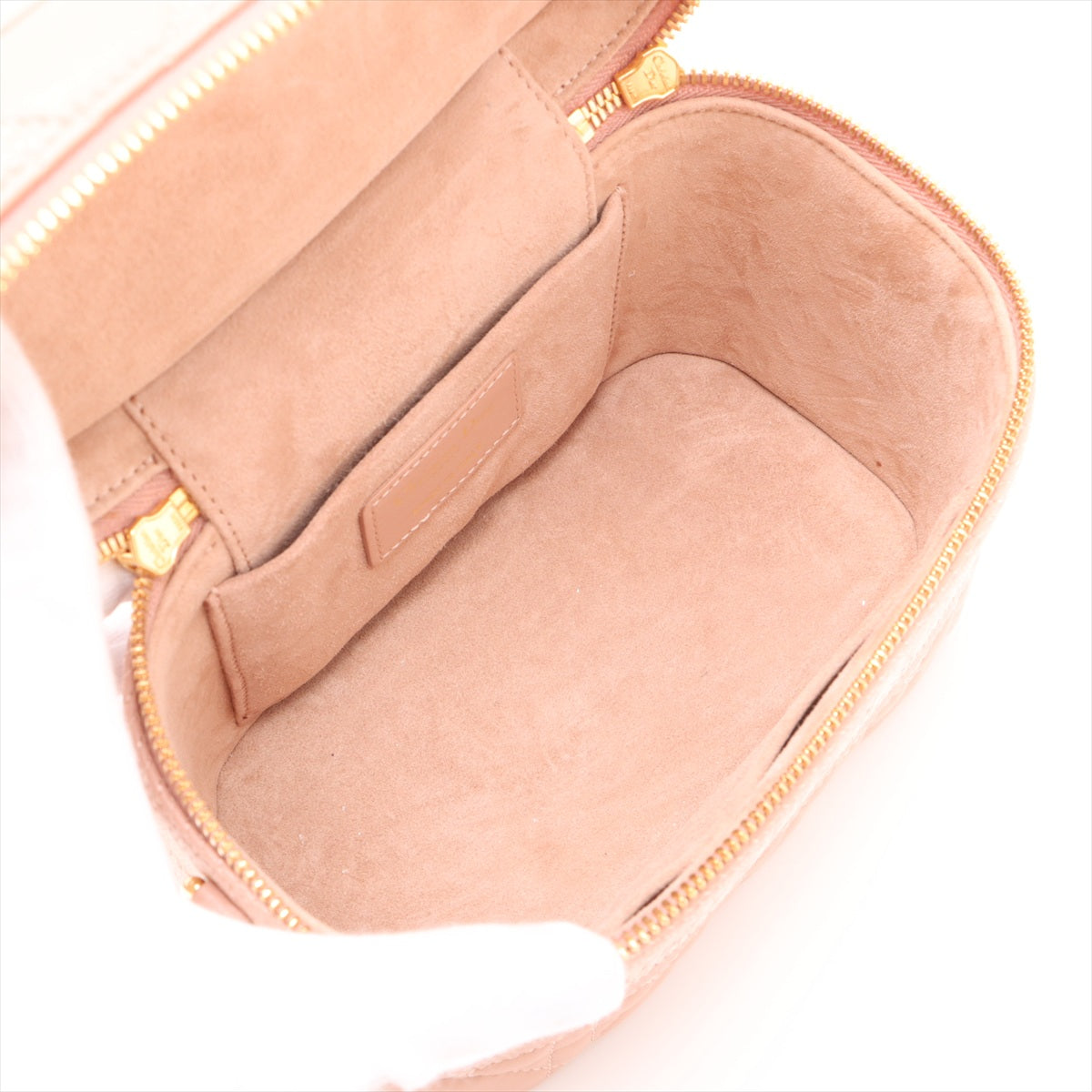 Vanity Case Canvas Cannage 2-Way Handbag Pink