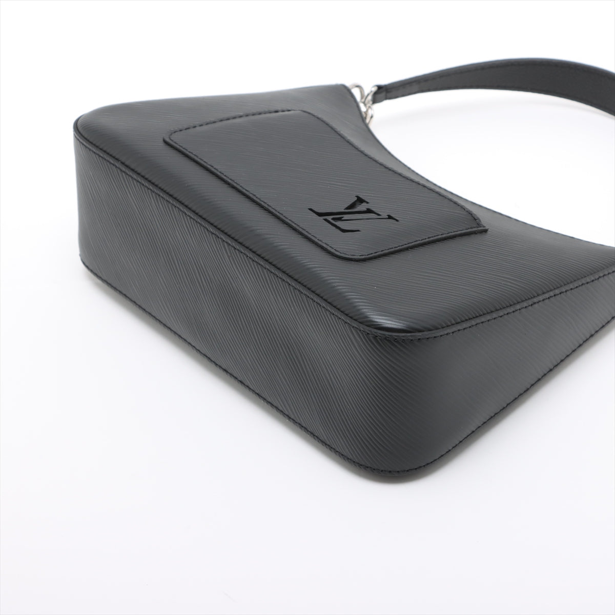 Marelle Epi Leather Shoulder Bag Handbag Black