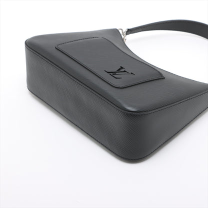 Marelle Epi Leather Shoulder Bag Handbag Black