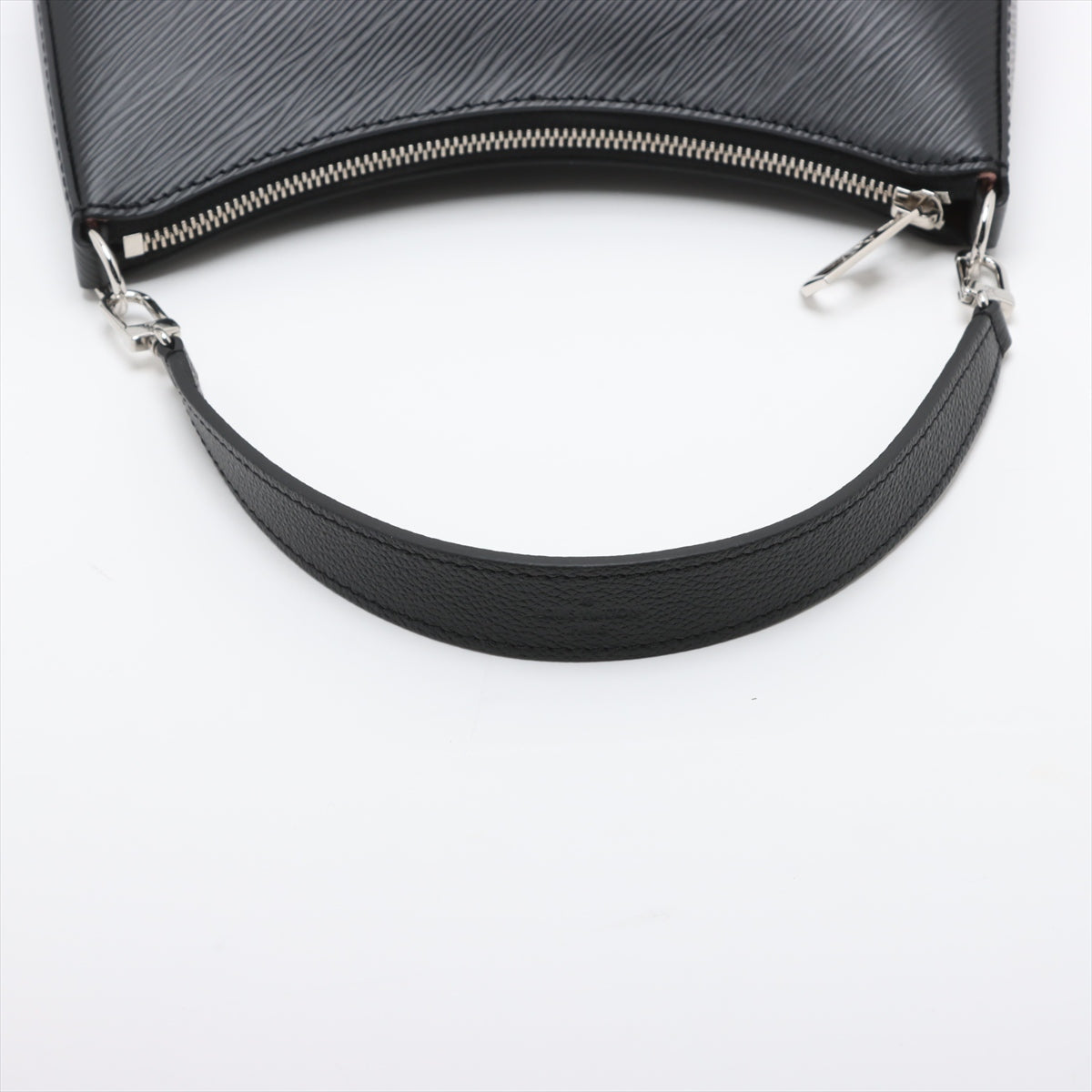 Marelle Epi Leather Shoulder Bag Handbag Black