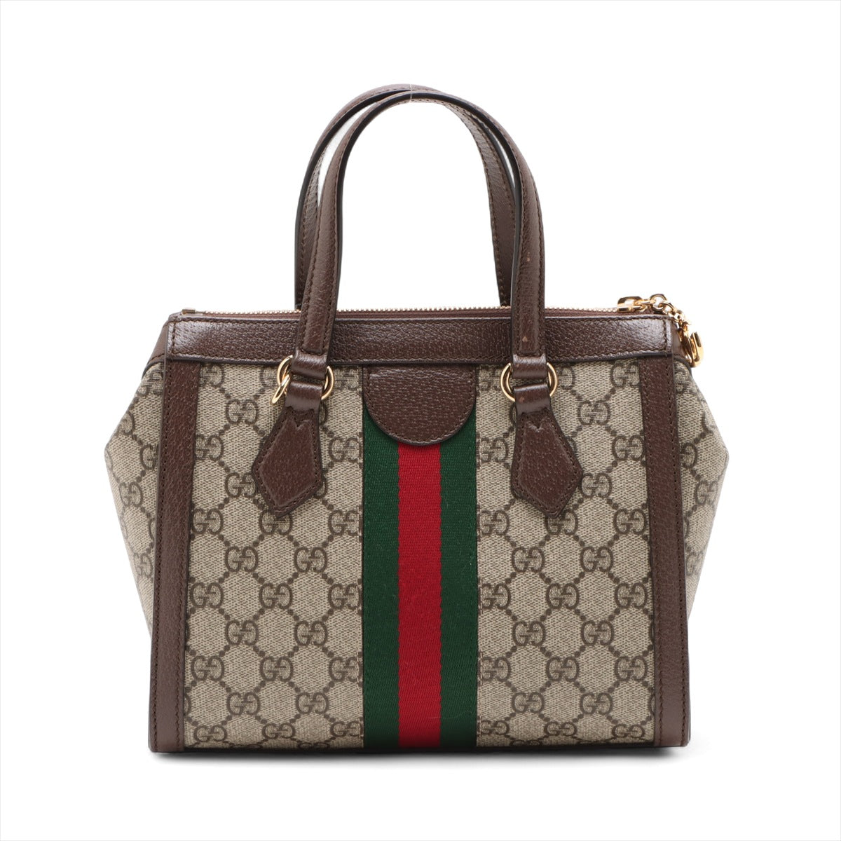 Ophidia GG Small Striped Canvas 2-Ways Tote Crossbody GG Supreme