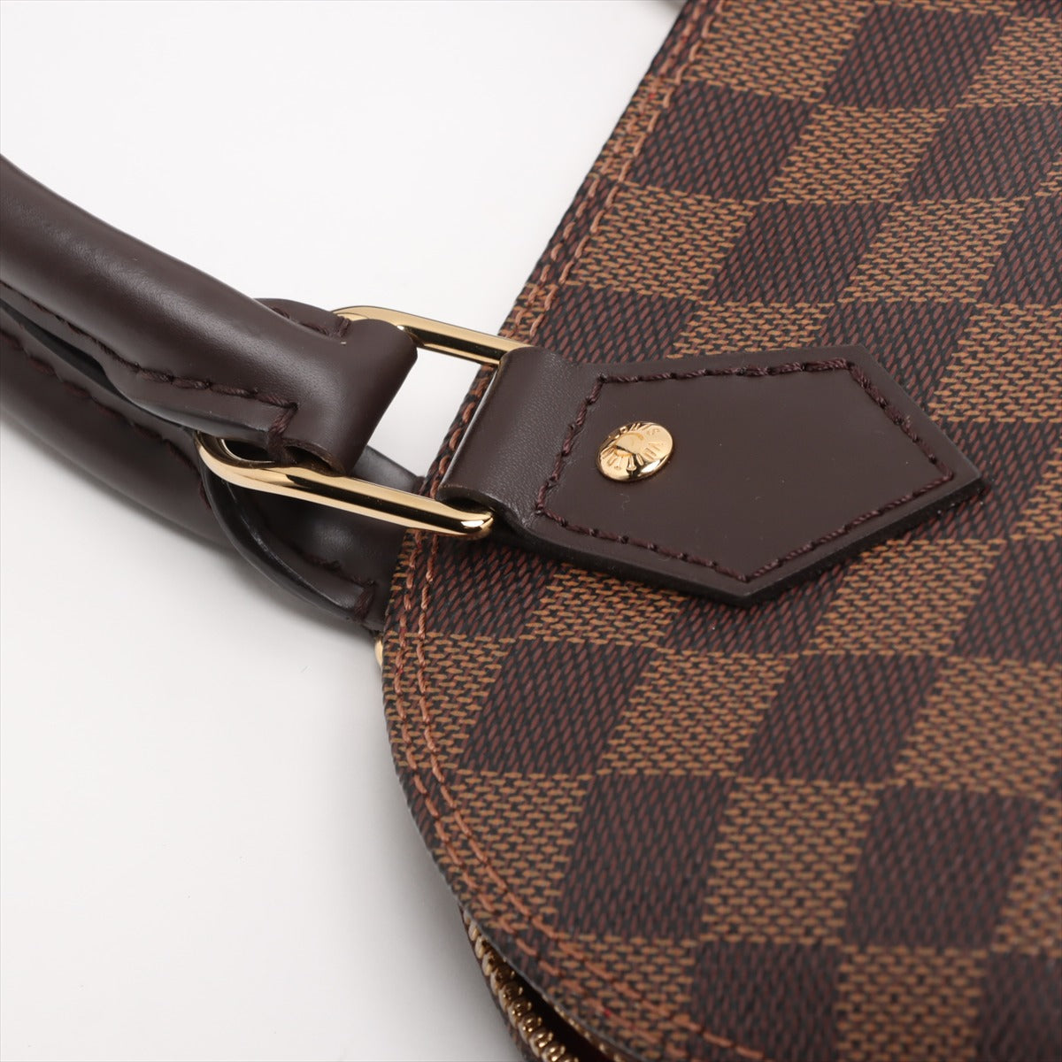 Alma BB Canvas 2-Ways Top-handle Bag Damier Ebene