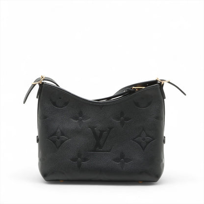 CarryAll Kalbleder mit geprägter Struktur Monogram Giant Hobo Schultertasche Schwarz 