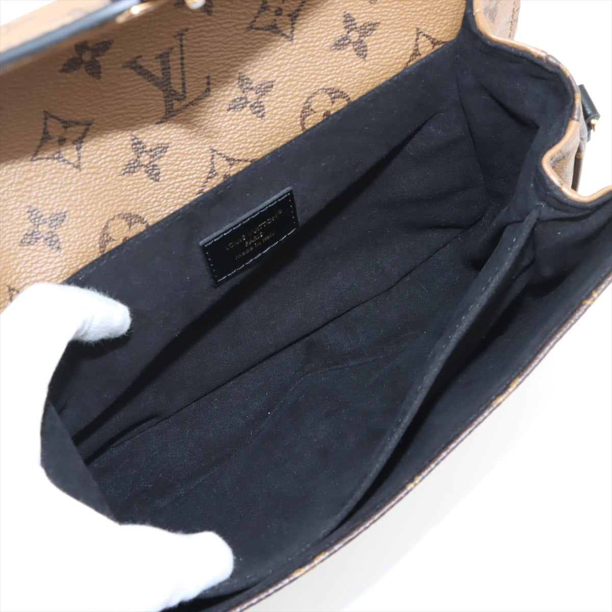 Pochette Metis Canvas Monogram Reverse Flap Umhängetasche Monogram Reverse 