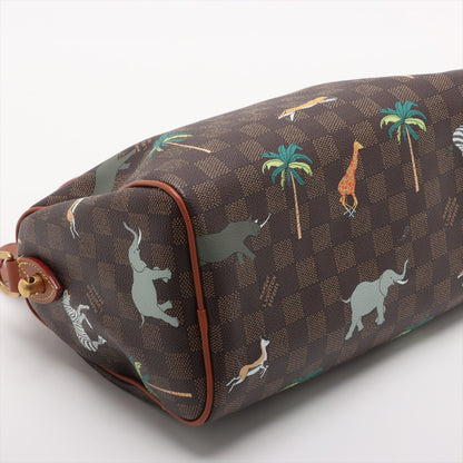 Speedy 25 Canvas Bandoulière The Darjeeling Limited Trunk Handbag Brown