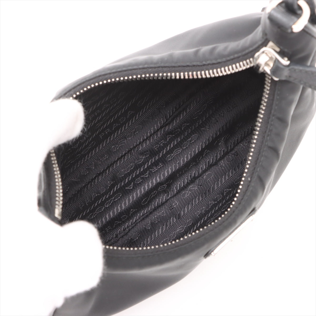 Re-Edition 2005 Econyl Nylon Pouch Crossbody Black