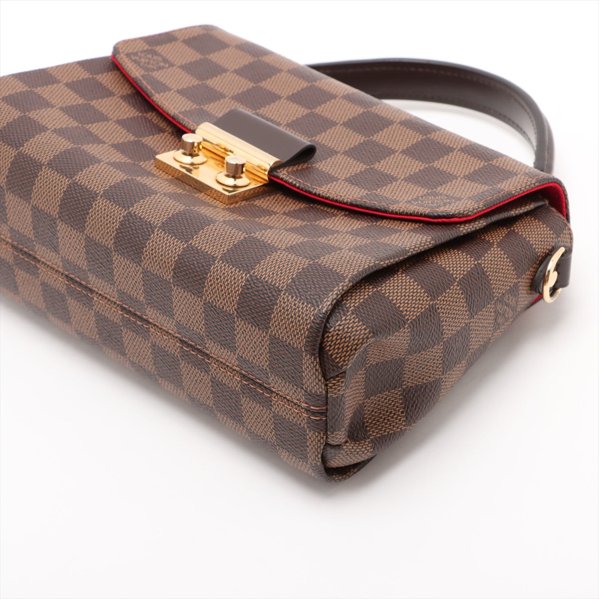 Croisette Canvas Top-handle Crossbody Damier Ebene