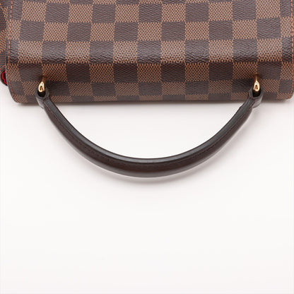 Croisette Canvas Top-handle Crossbody Damier Ebene