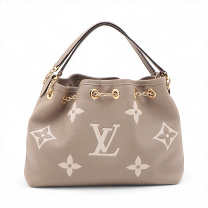 LV Bundle Leather Empreinte Shoulder Bag Handbag Beige