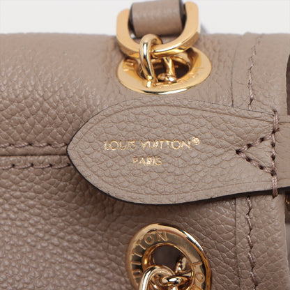 LV Bundle Leather Empreinte Shoulder Bag Handbag Beige