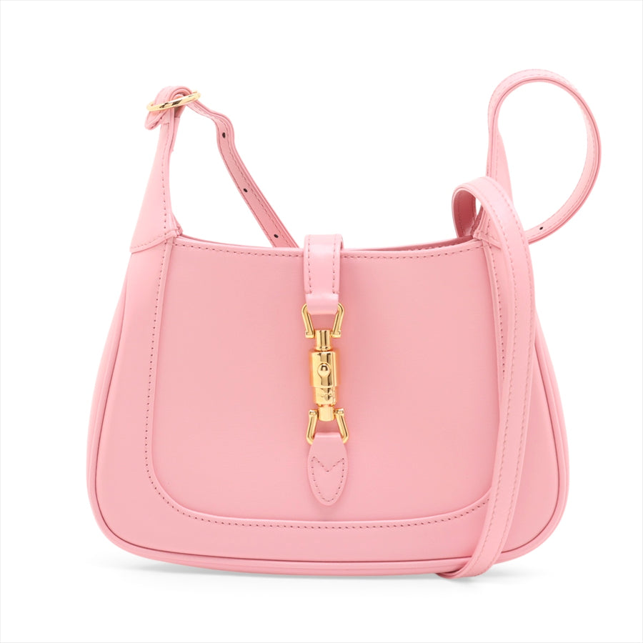 Jackie 1961 Mini Calfskin Leather Hobo Schultertasche Pink 