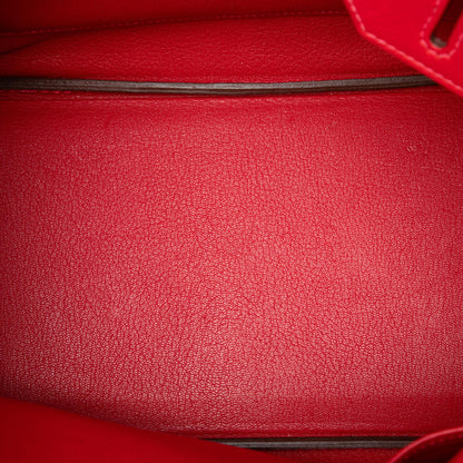 Birkin 30 Epsom Leather Top-handle Bag Red