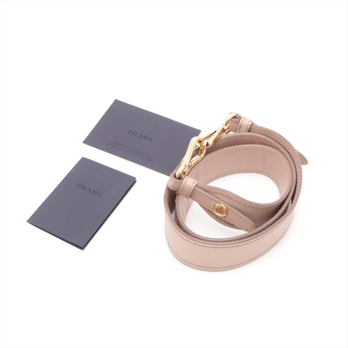 Monochrome Small Saffiano Leather Pink 2-Way Bag