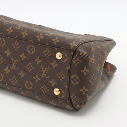 Montaigne MM Canvas bolsa tote de alça superior Monogram 