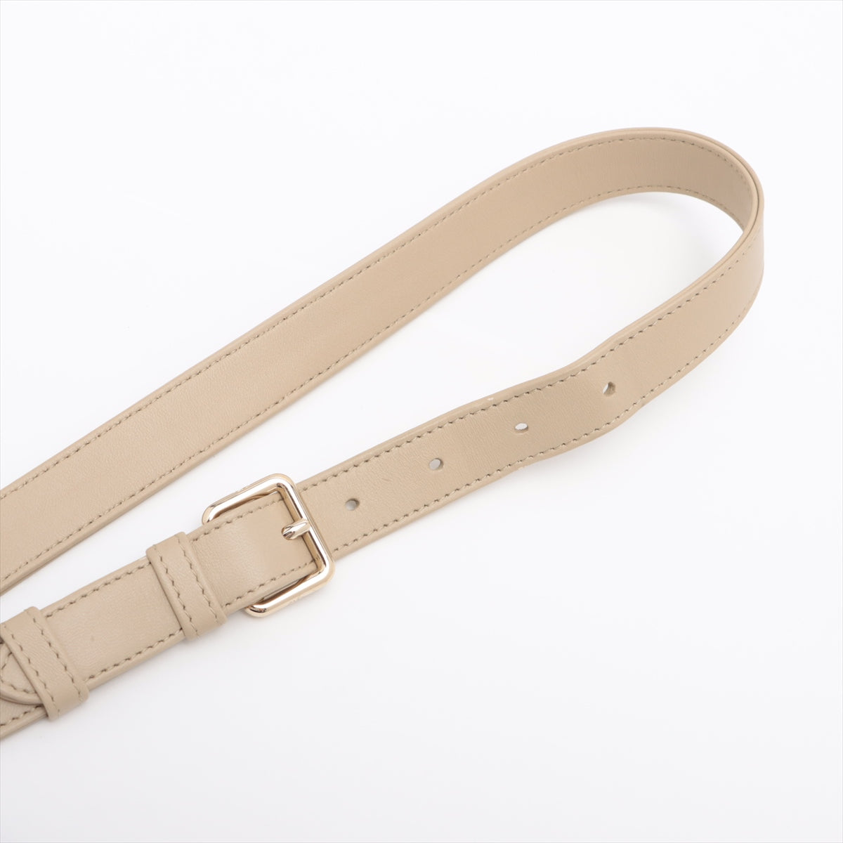 Lady Dior Sac moyen en cuir Cannage Beige