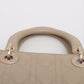 Lady Dior Medium Cannage Leather Beige Bag