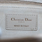 Lady Dior Sac moyen en cuir Cannage Beige