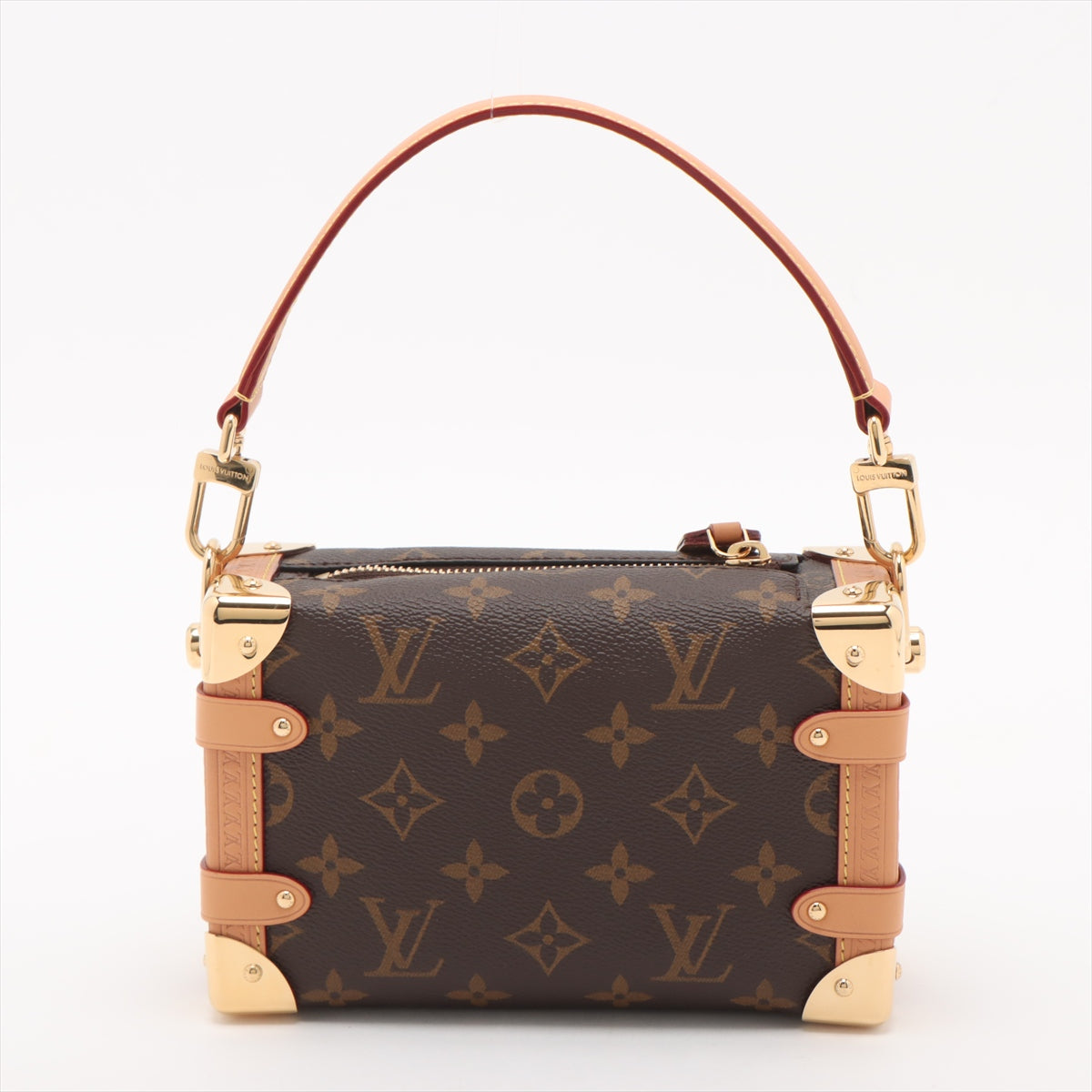 Borsa a spalla tracolla Canvas Side Trunk PM Monogramma 