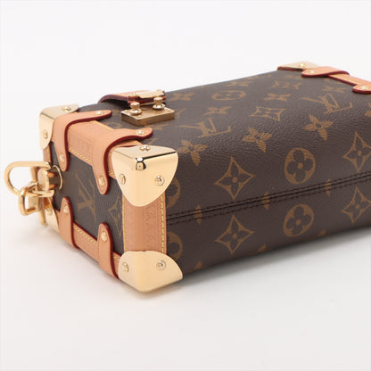 Borsa a spalla tracolla Canvas Side Trunk PM Monogramma 