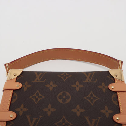 Borsa a spalla tracolla Canvas Side Trunk PM Monogramma 