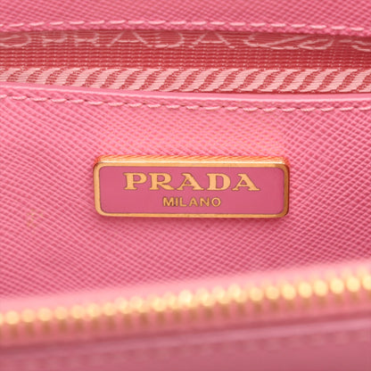Galleria Mini Saffiano Leather Handbag Pink