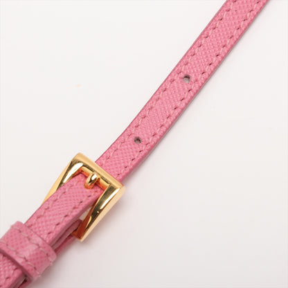 Galleria Mini Saffiano Leather Handbag Pink