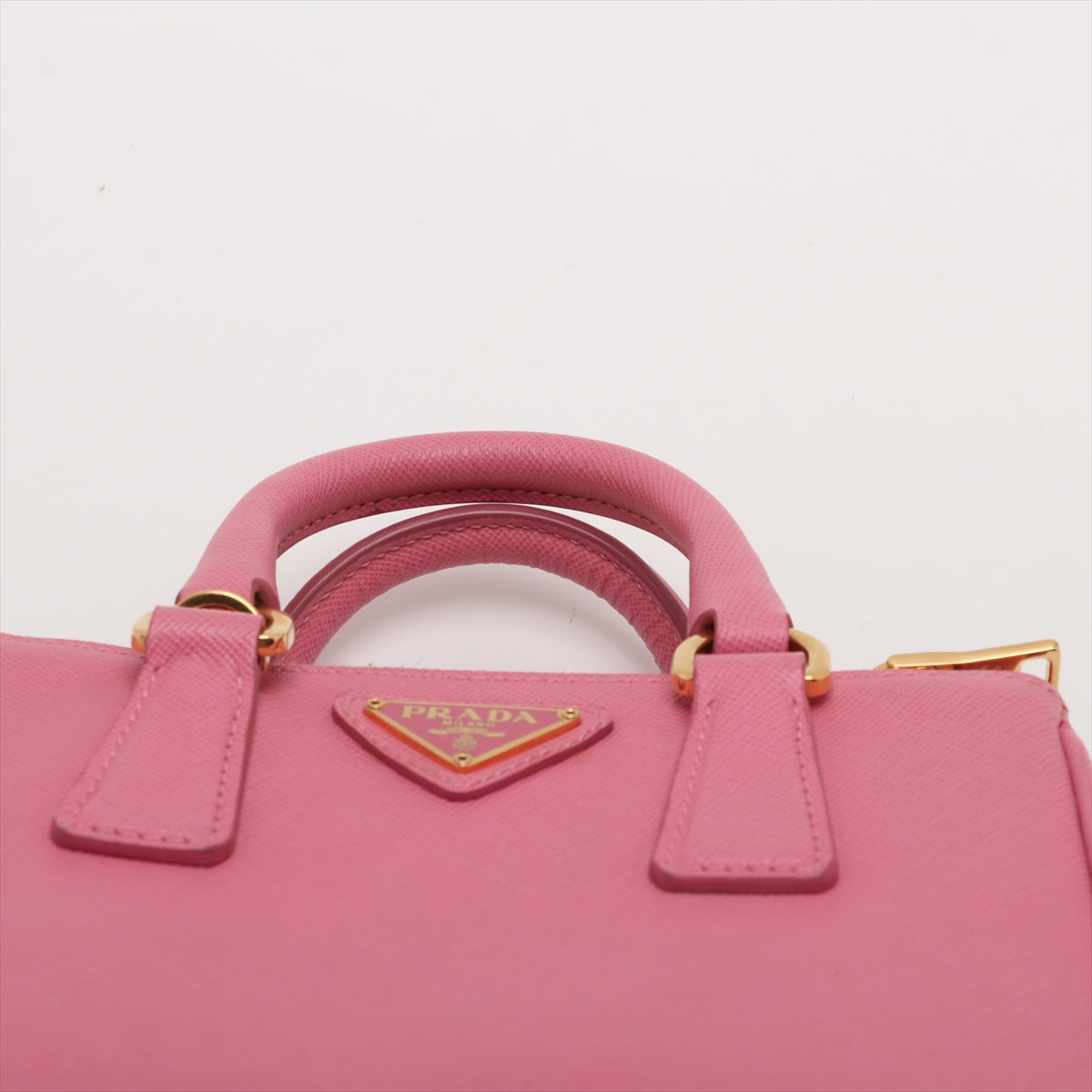Galleria Mini Saffiano Leather Handbag Pink