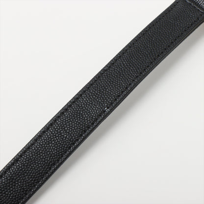 Boy Mittel Caviar Leder Quilted Schultertasche Schwarz 