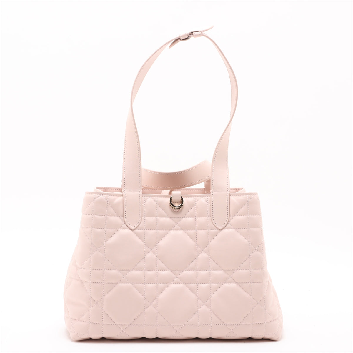 Toujours Medium Calfskin Leather Macrocannage Täschchen Tote Handtasche Pink 