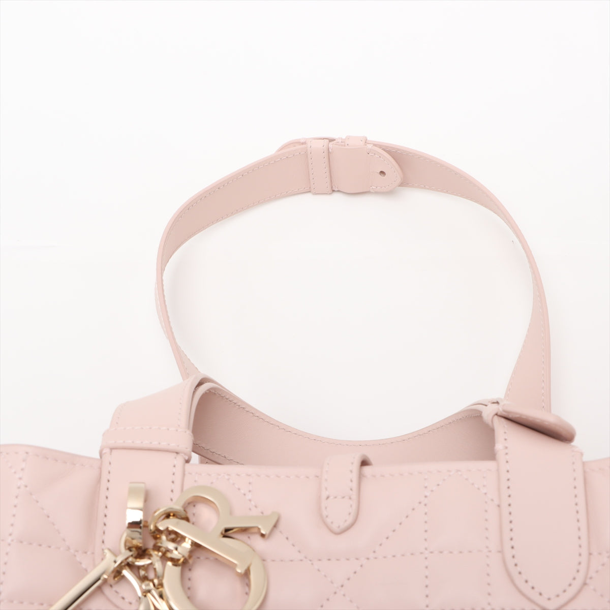 Toujours Medium Calfskin Leather Macrocannage Täschchen Tote Handtasche Pink 