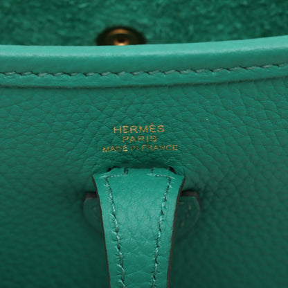 Evelyne 16 TPM Taurillon Clemence Leather Amazone Hobo Crossbody Vale Jade