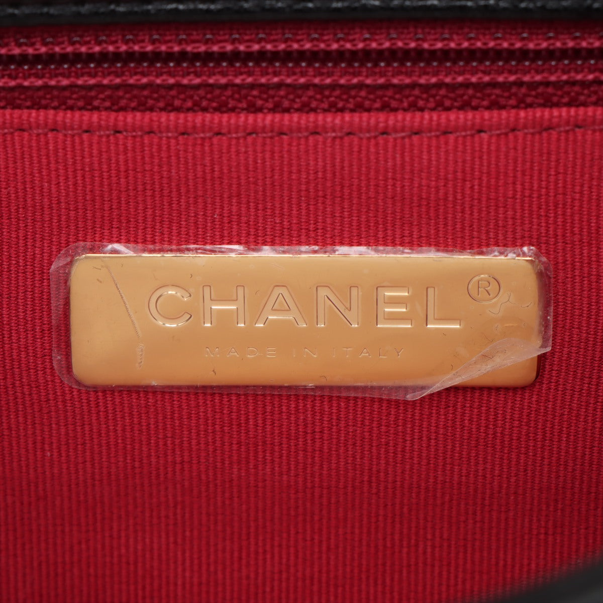 CHANEL 19 Medium Lambskin Leather Matelassè Flap Handbag Black