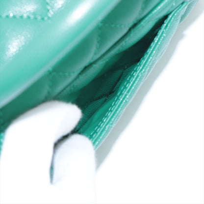 Coco Small Caviar sac seau à poignée supérieure en cuir avec bandoulière Vert 