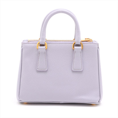 Galleria Mini Saffiano Leather Handbag Purple