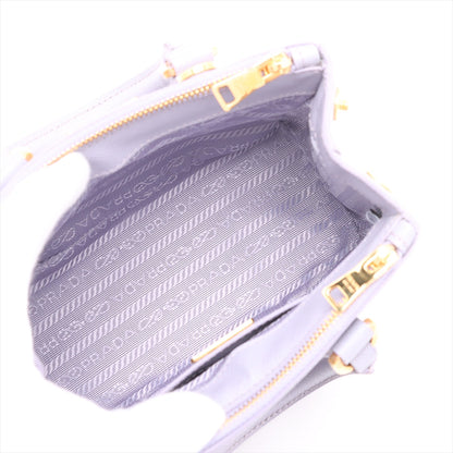 Galleria Mini Saffiano Leather Handbag Purple