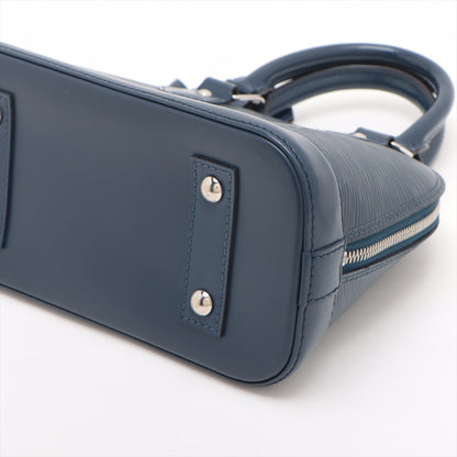 Alma BB Epi Leather Top-handle Handbag Blue